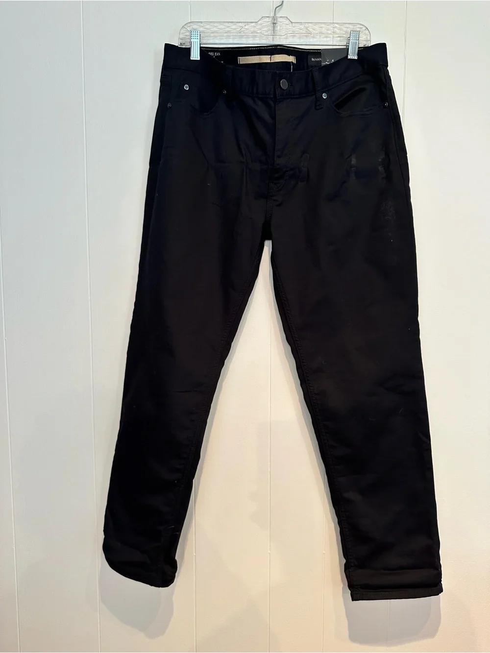 Banana Republic Factory Travel Jean Slim Fit 36x30 Black Stretch NWT Mens - Picture 3 of 10